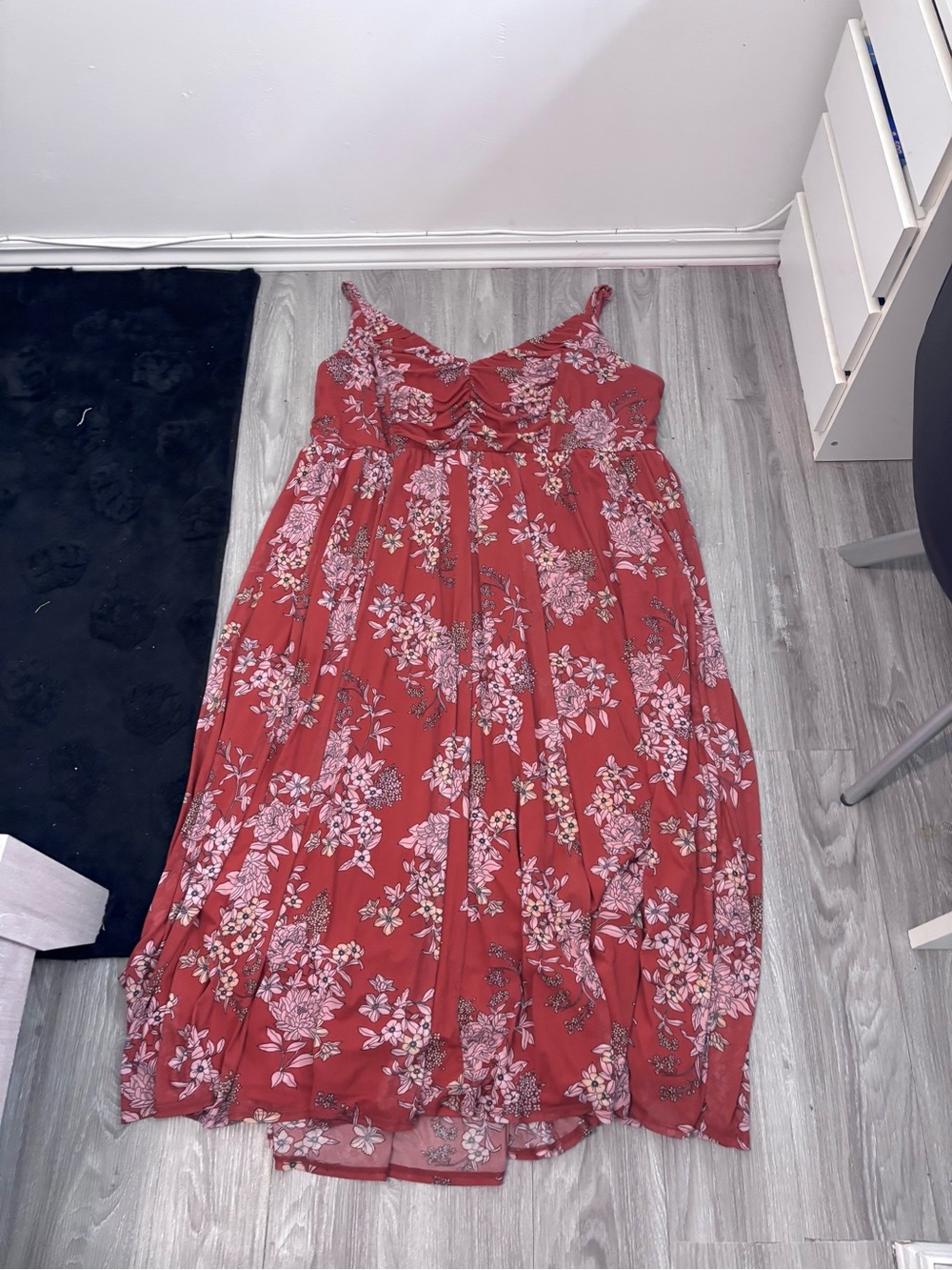 Torrid Floral plus size Dress with Sweetheart Neckline